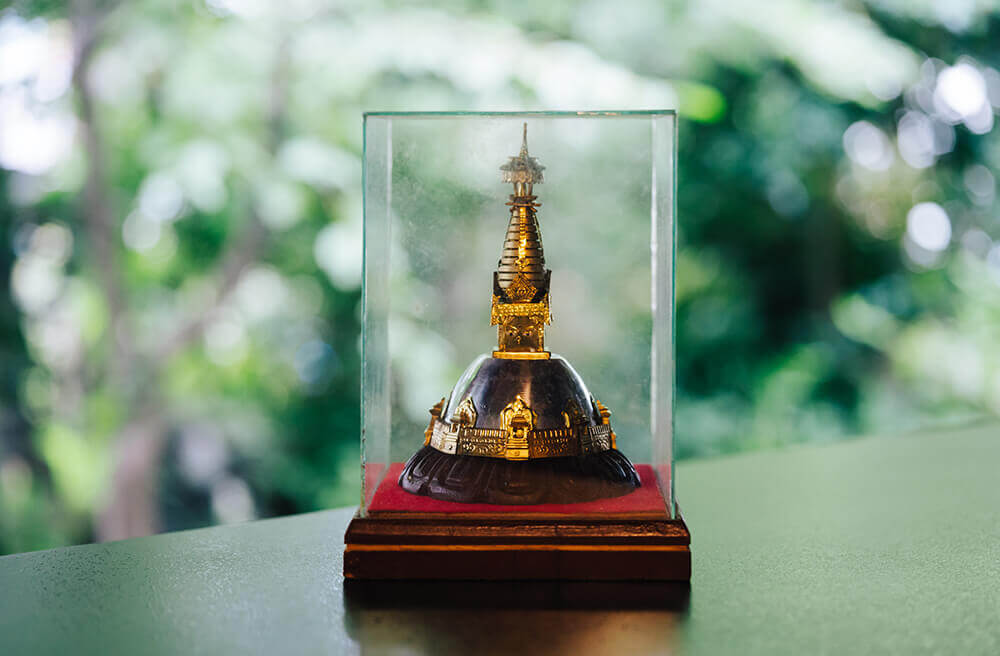 タイ王国より二塔贈呈